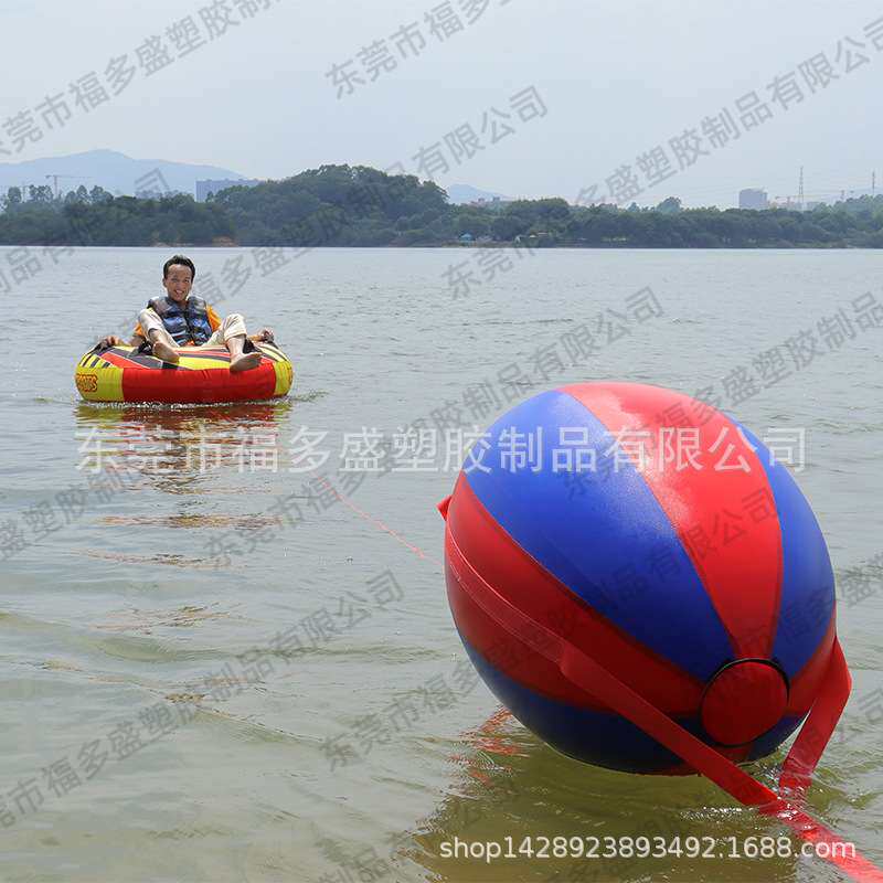 工厂现货pvc加厚耐寒充气滑雪圈单人座滑水圈充气水上沙发拖拉圈