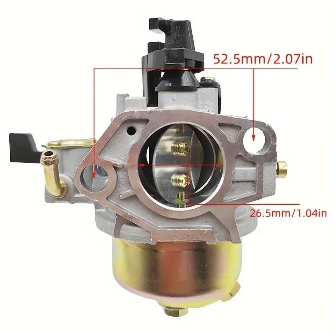 铝合金GX270化油器带燃油管路、垫圈188F190F11、13HP