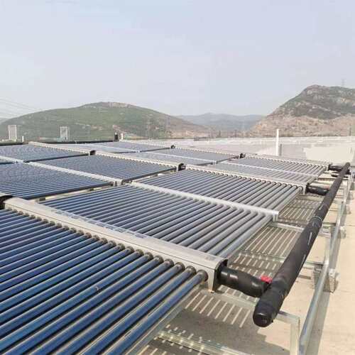 园区用生活热水系统 太阳能热水工程 50管太阳能集热器供应