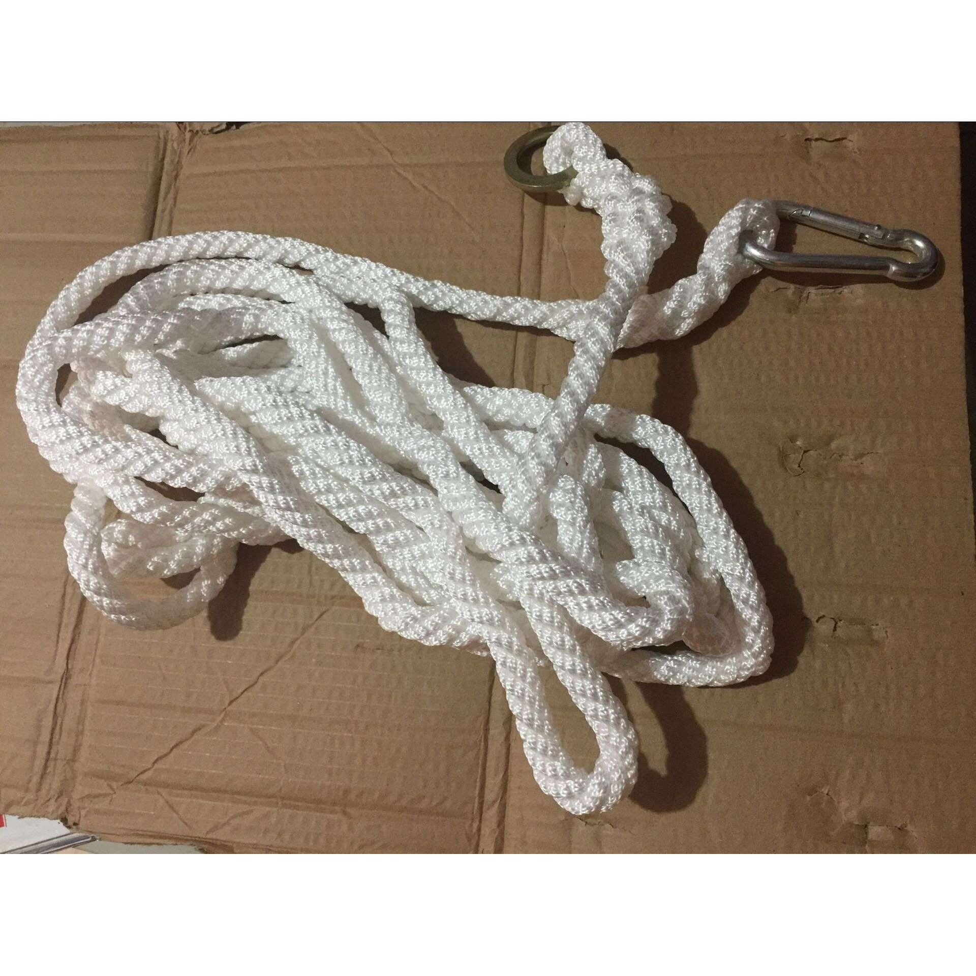 绳 16mm直径尼龙高强度绳 带 高空作业绳 15米