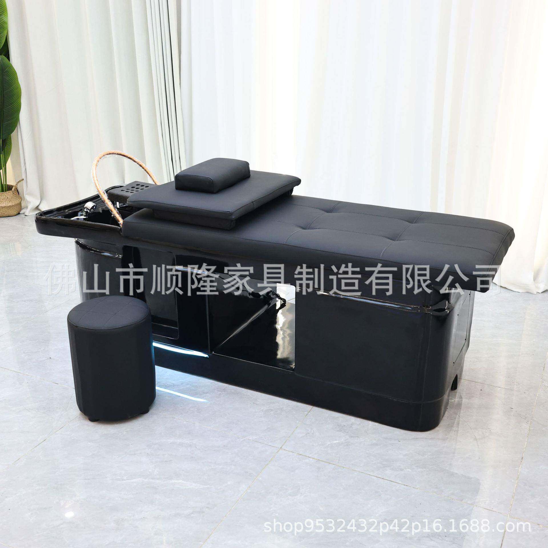 玻璃钢泰式洗头床蒸可恒温水循环1SL-61头疗床支持外贸订单1熏0v2