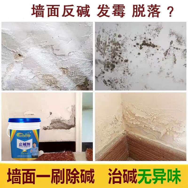 墙面上色反碱处理内墙防水防霉涂料墙壁起碱克星除碱剂油漆白补
