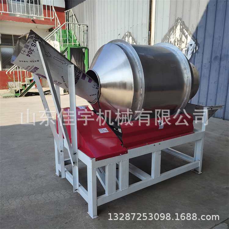 不锈钢滚筒混料机大型食品级商用混合机 304杂粮搅拌机