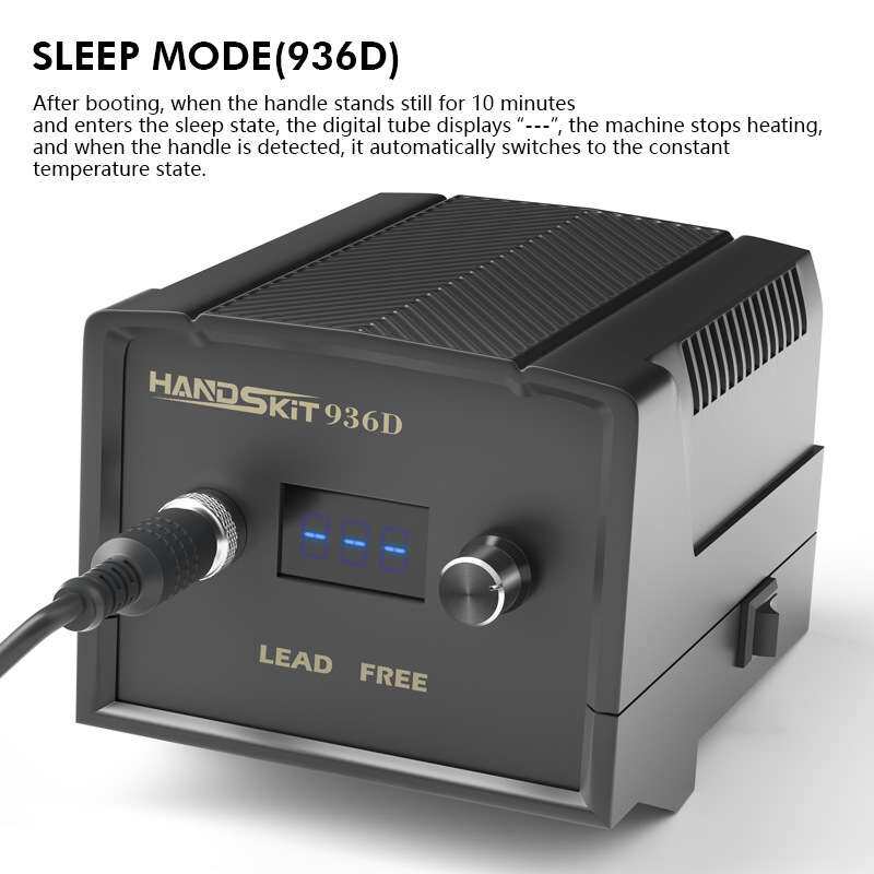 纯铜变压器 936D数显可调恒温焊台防静电 带休眠 A1321进口发热芯