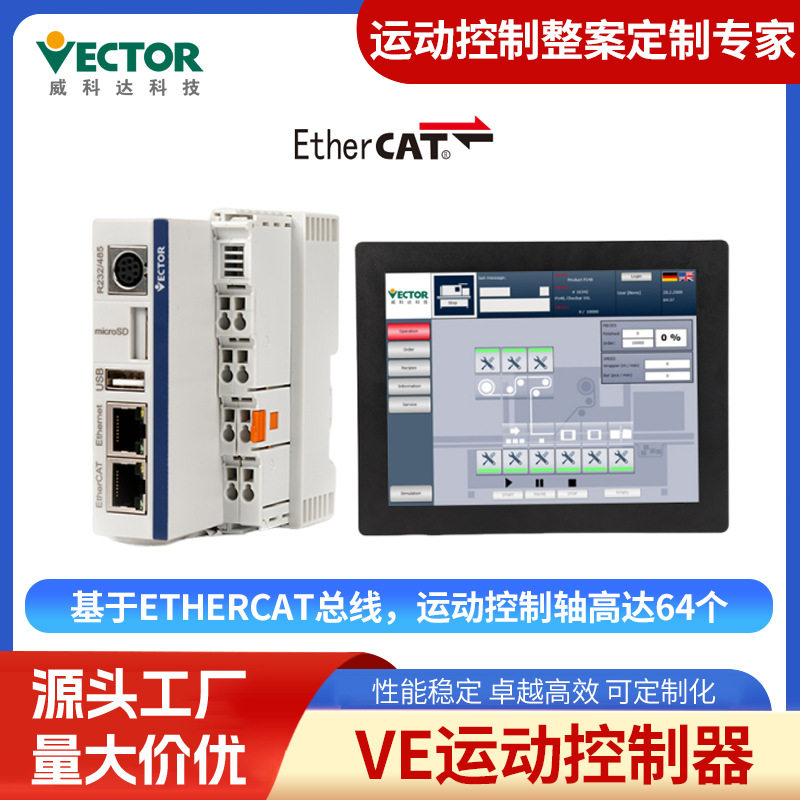 源厂VE运动控制器总线型工控机PLC