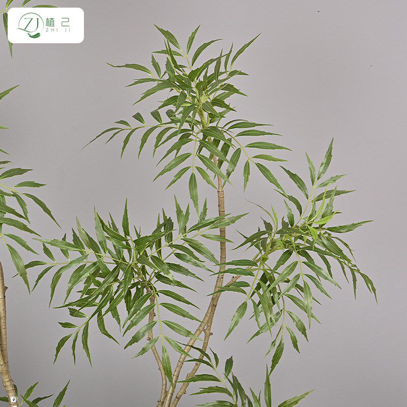 仿真十大功劳假植物室内家居装饰落地盆栽绿植橱窗竹叶草南天竹