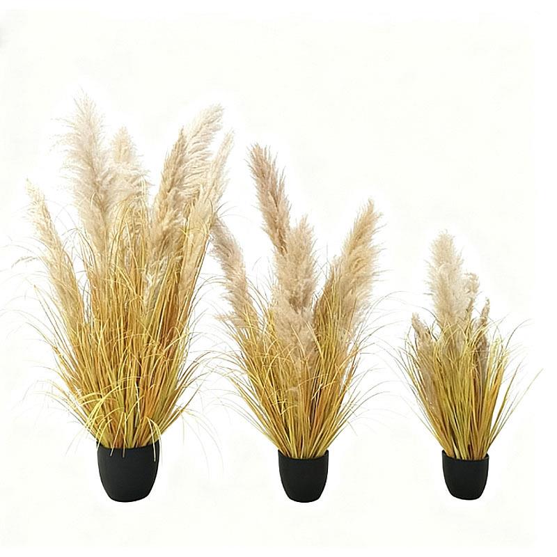 仿真植物芦苇狗尾巴草洋葱草落地盆栽家居客厅商铺民宿露营造景