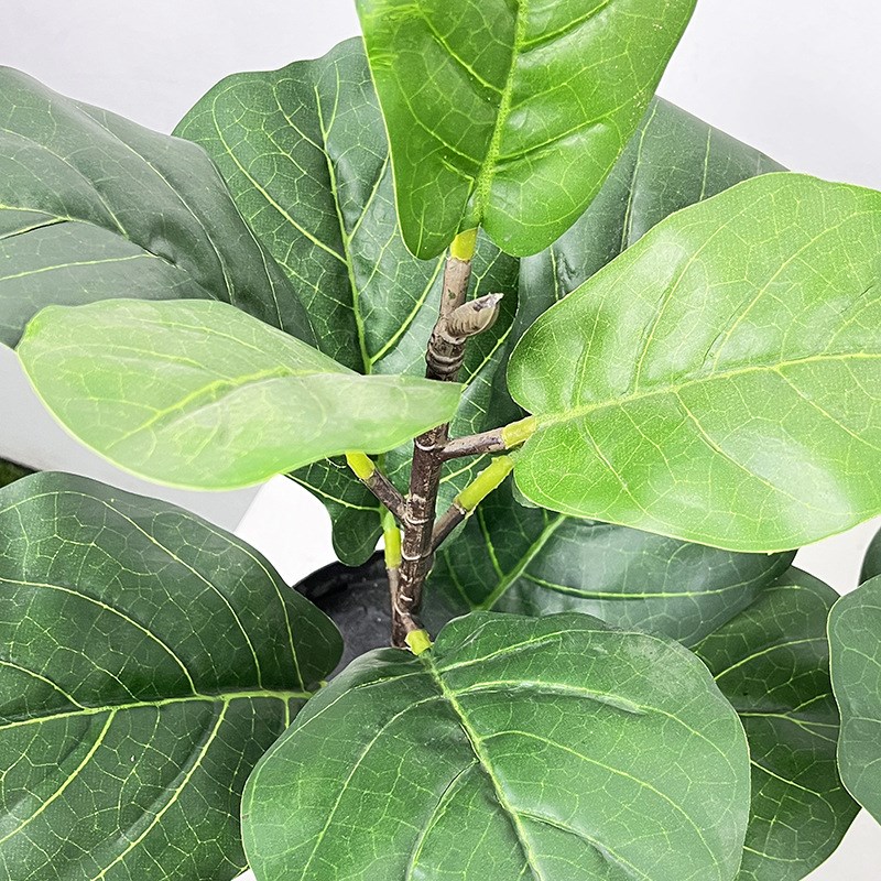 现货室内仿真造景假绿植仿真琴叶榕网红人造绿植盆栽仿真琴叶榕