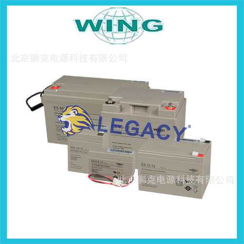 德国WING蓄电池 ES1.2-12 12V1.2AH 免维护铅酸蓄电池