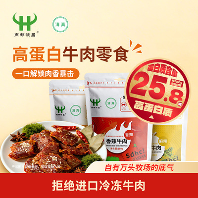 五香香辣麻辣牛肉小包装熟食零食