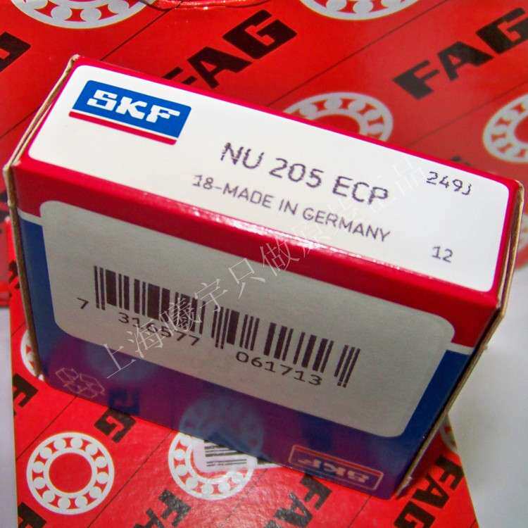 瑞典SKF圆柱滚子轴承NU205ECP NU206ECP NU204ECP NU203ECP等现货