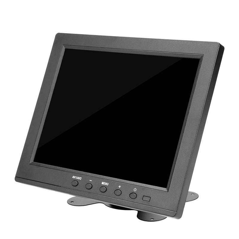 8英寸显示屏 AV/TV HDMI VGA BNG接口显示器 工业显微镜配件