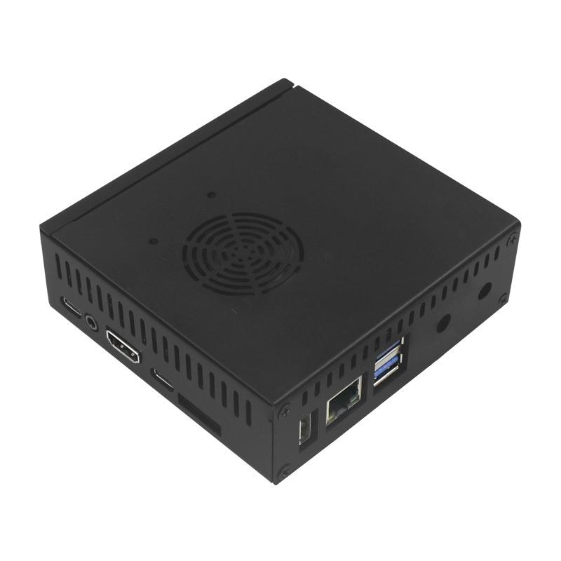 香橙派N505/N506金属散热外壳 Orange Pi 5/5B风扇散热保护壳盒子图片