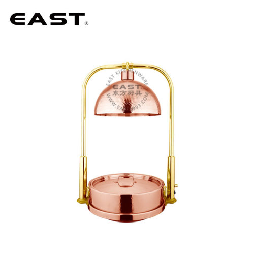 镶嵌式镀金锤印套装暖菜锅炉架【EAST东方厨具】