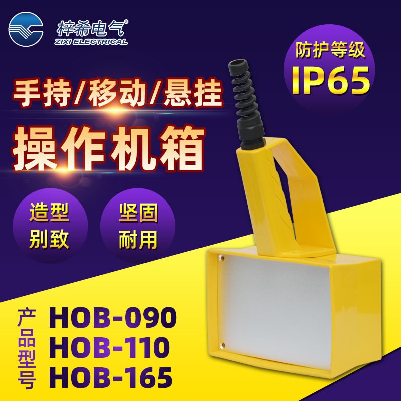 梓希手持式机箱 开关操作盒 手持按钮盒手持盒