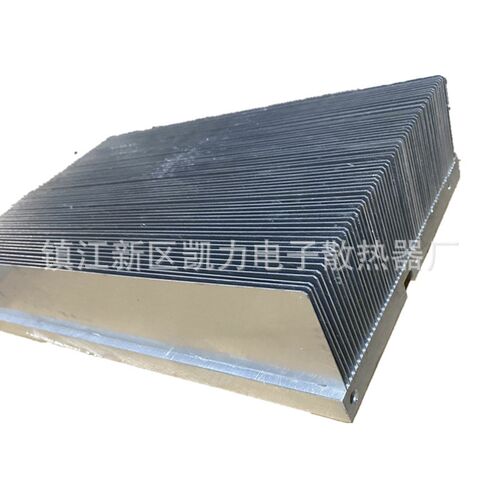 厂家插片式散片高密齿大功率电子散热片铝合金型材散热片