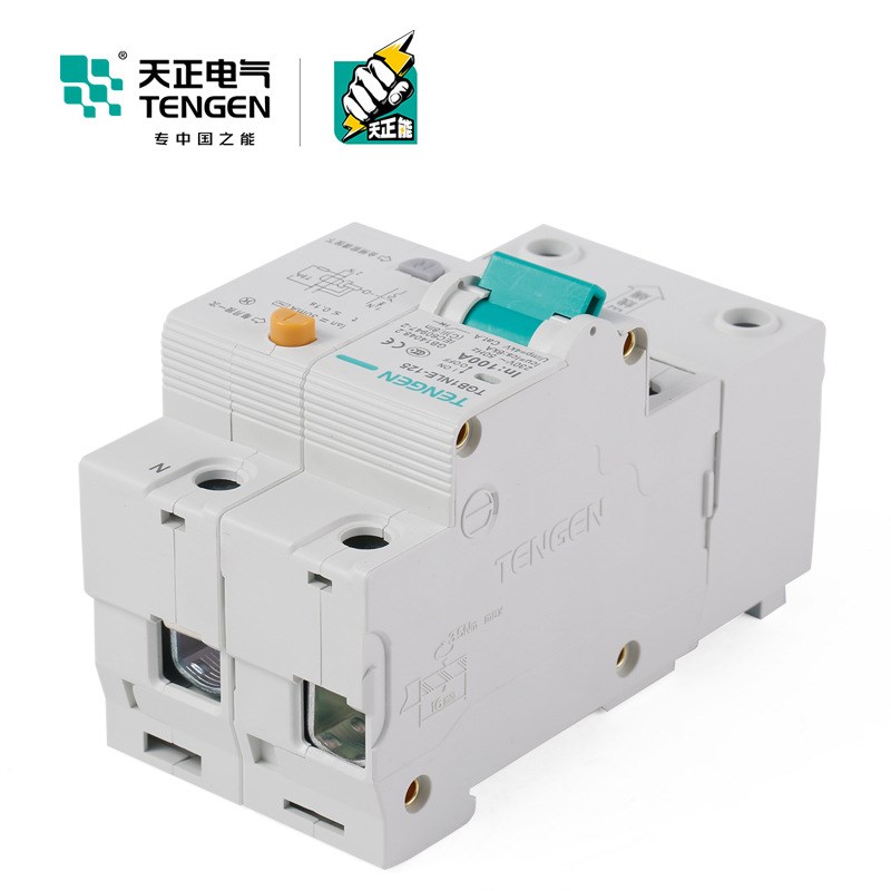 天正 TGB1NLE-125空气开关带漏电保护断路器2P/3P/4P三相四线100A