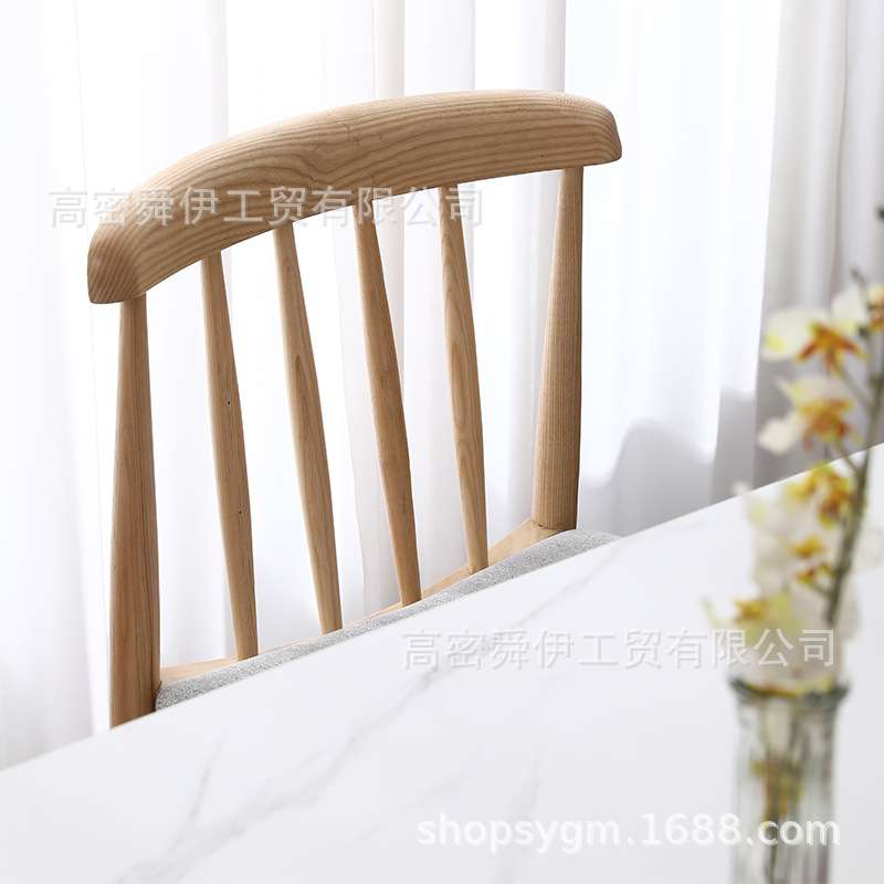 简约岩板韩式餐桌小户型公寓出租屋餐厅家具 客厅长方形饭桌