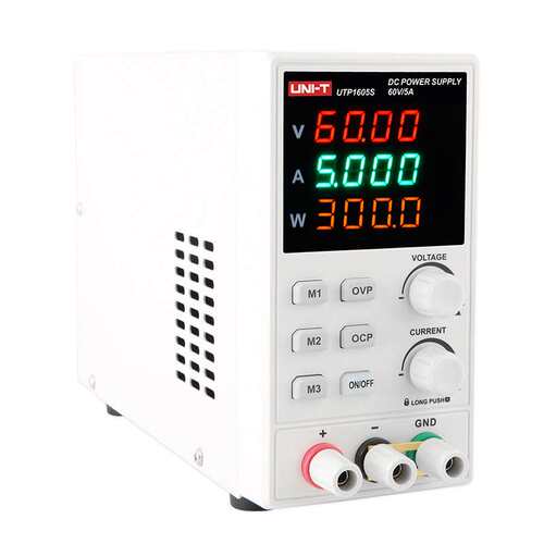 优利德UTP1605S直流稳压电源60V/5A可调式开关型恒压恒流维修电源