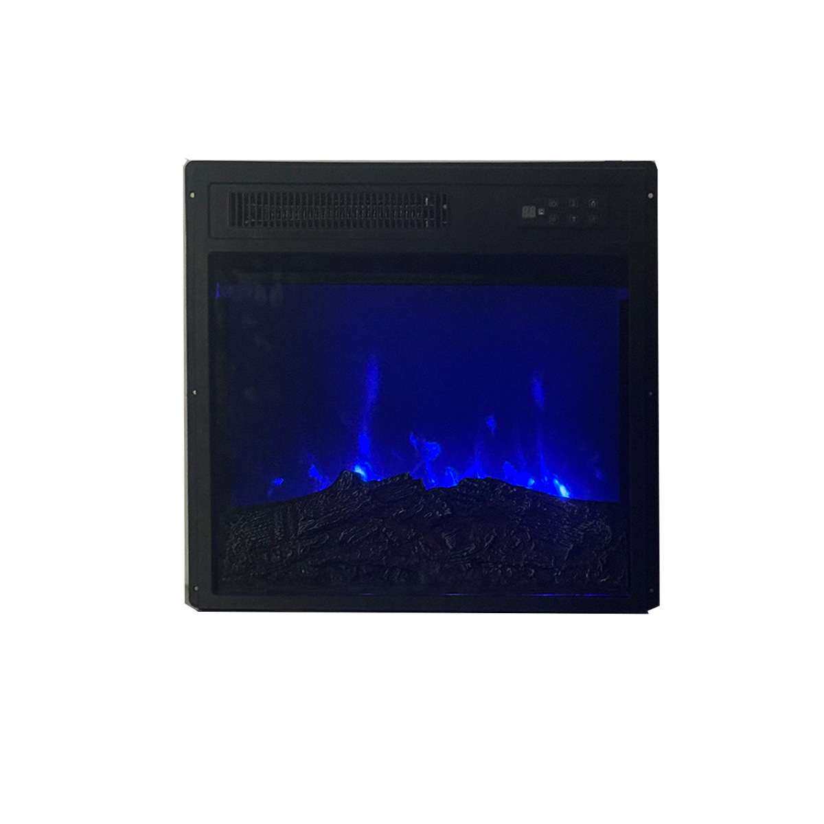 18寸水晶火焰装饰家用壁炉仿真木炭LED炉心嵌入式取暖电子壁炉芯