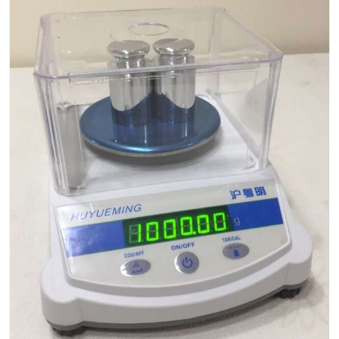 电子天平YP10002 供应1000/0.1g天平 沪粤明内置蓄电池电子称
