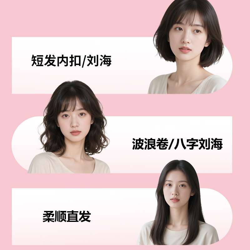 新款便携式无线卷发棒刘海大波浪卷发器迷你充电蛋卷棒美发棒工厂