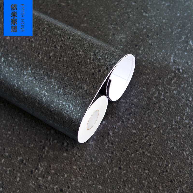 深灰色复古水泥墙PVC自粘墙纸壁个性商店文化墙贴皮波音片HMD9067