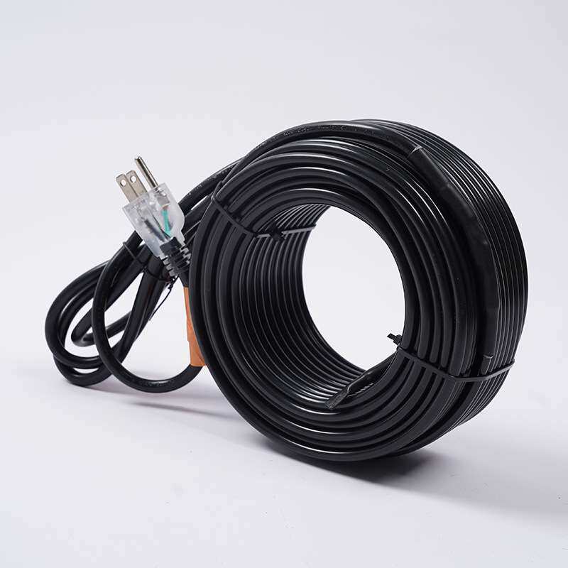 低压美规发热电缆伴热带自限温电热带雪融线heatingcable发热线