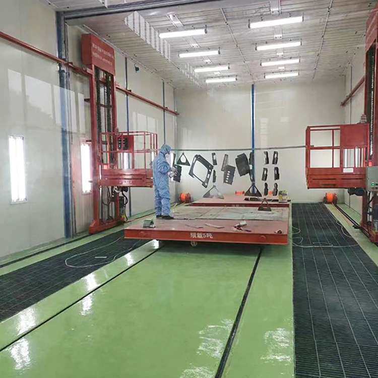 大型伸缩式环保喷漆房自动轨道折叠式移动烤漆房工业打磨无尘车间