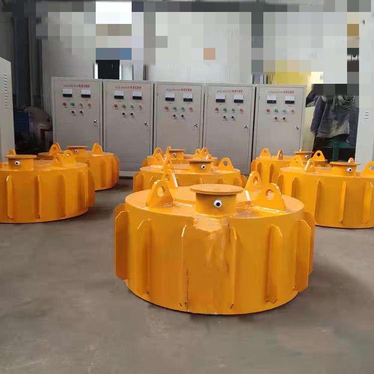 成德 悬挂式除铁器 吊挂式电磁除铁器 工业电磁铁圆形吸铁器