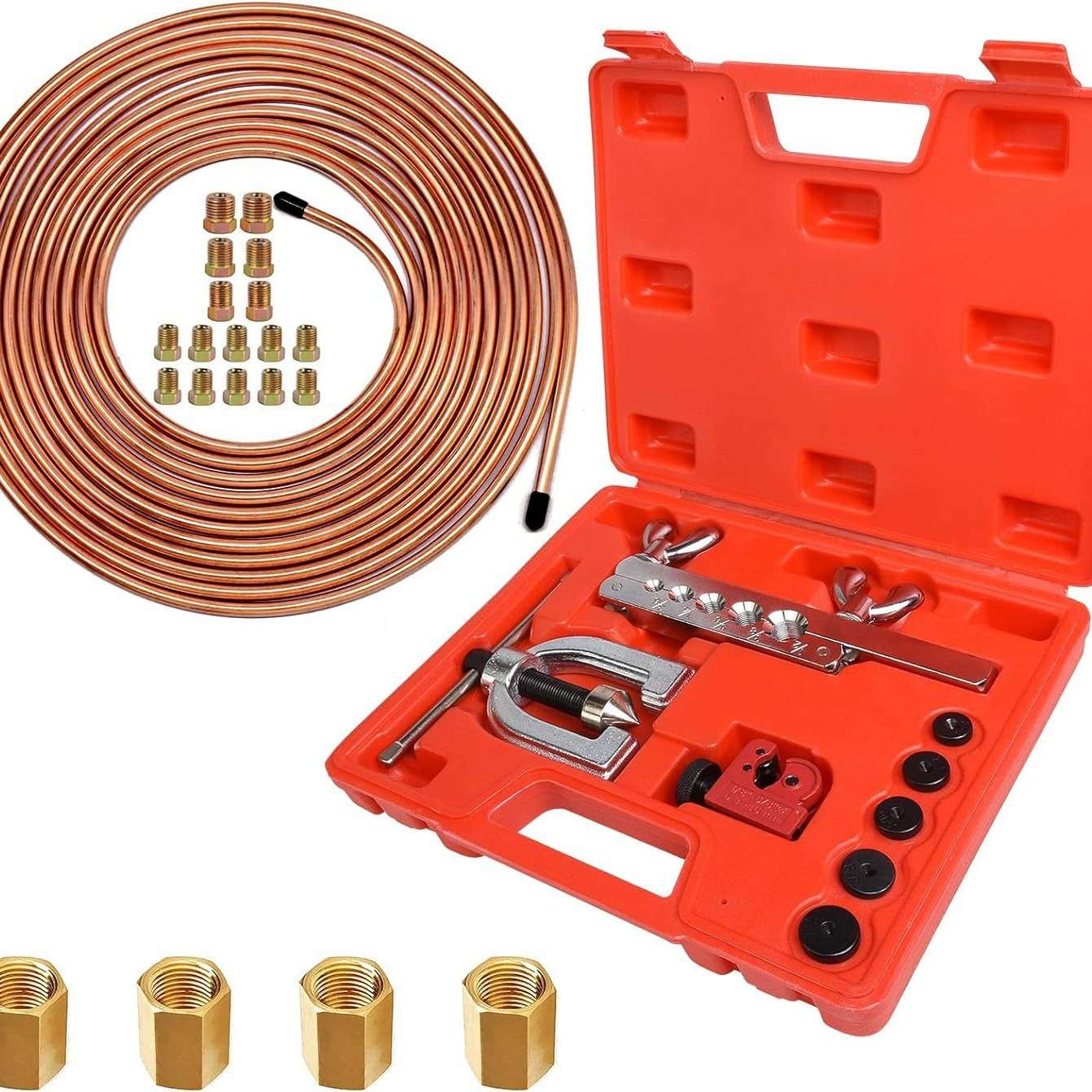 CT-2032D翻边铜管扩孔器 喇叭口胀管器 3/16汽修刹车管铆管器