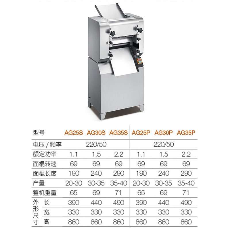 面条机商用电动不锈钢多功能压面机饺子皮手动全自动新款跨境