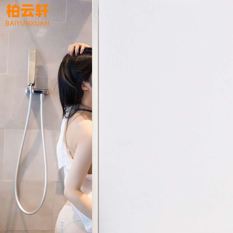带背胶自粘式磨砂玻璃贴纸透光不透明办公室卫生间浴室窗户膜50米
