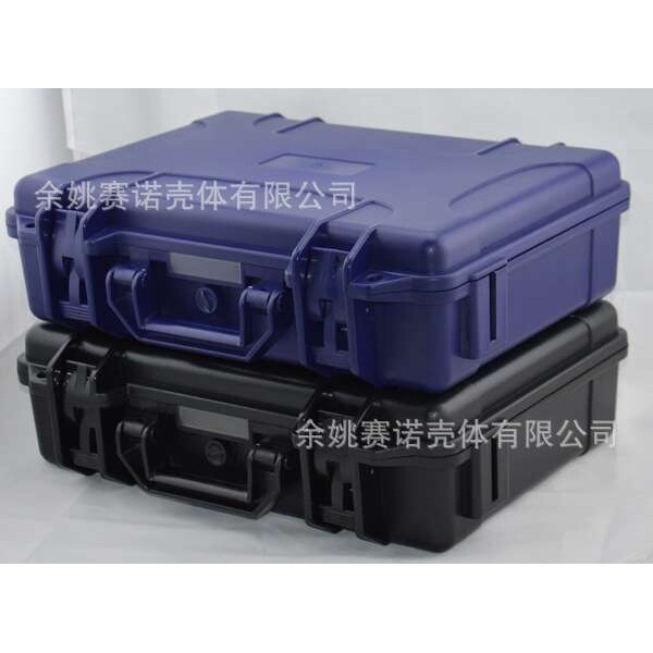 【415X335X120mm】ABS背带塑料箱 手提工具箱 摄影器材箱 安全箱