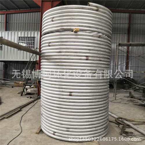 304不锈钢外盘管弯管加工反应釜蚊香型盘管换热器圆环螺旋管折弯