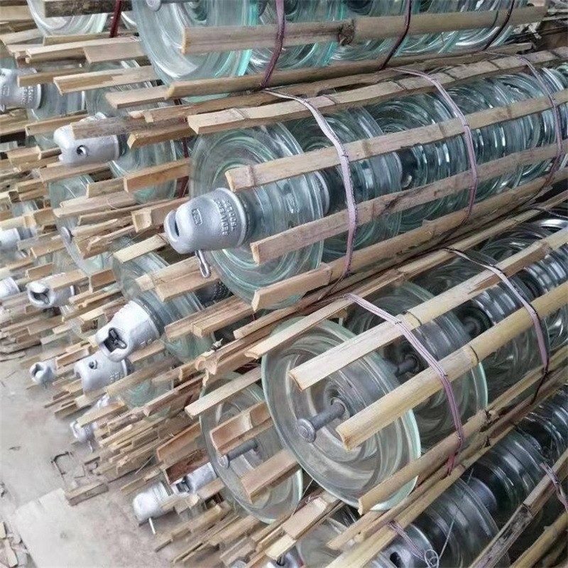 现货供应钢化玻璃绝缘子标q准U70BP/146防污型高压悬式玻璃绝缘子