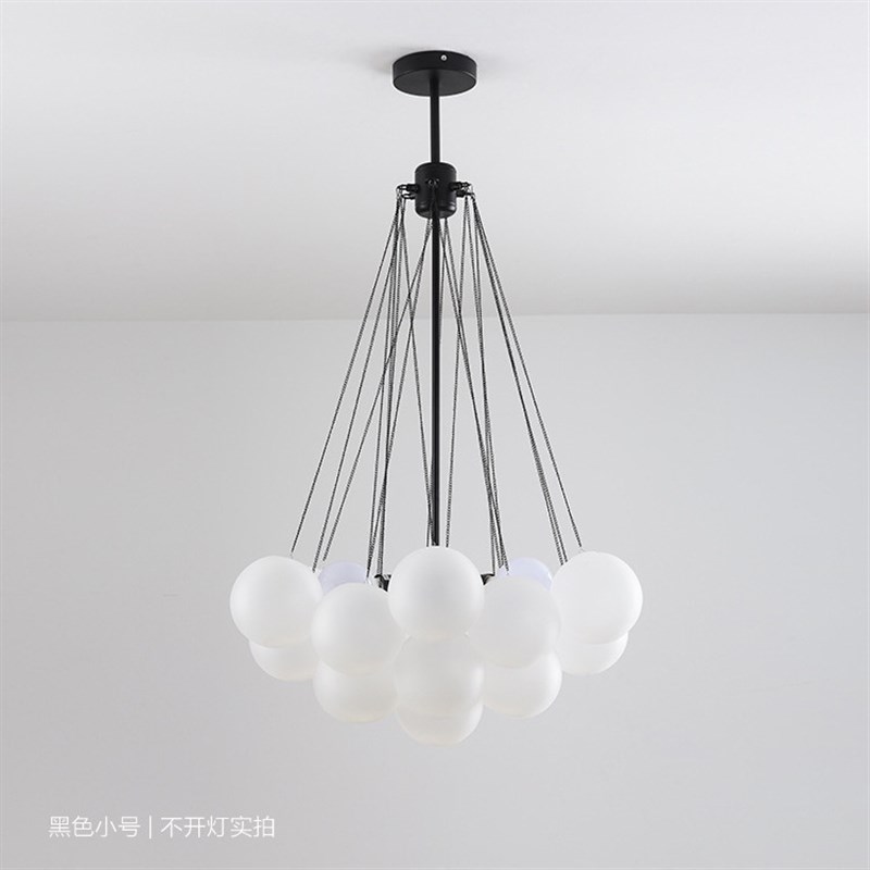 网红个性b创意卧室餐厅书房轻奢吊灯北欧餐厅泡泡球灯设计师客厅