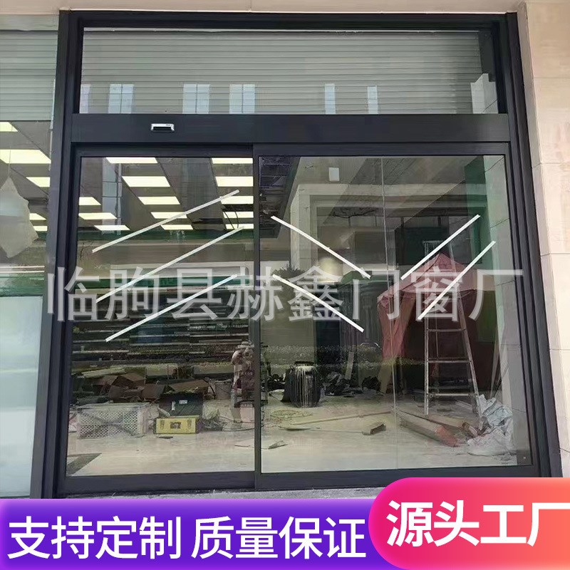 写字楼自动平移门 酒p店商铺感应门 钢化玻璃自动门 电动玻璃大门
