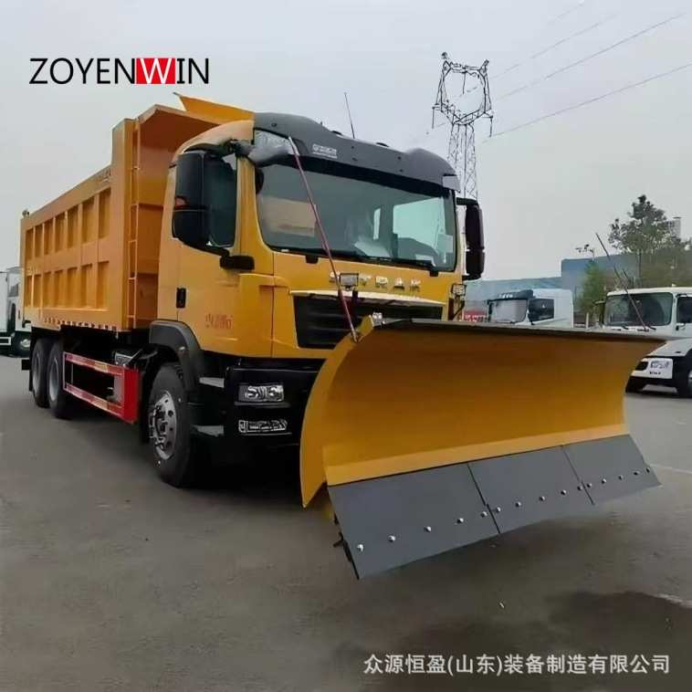 车载式扫雪滚刷除雪车 装载机前置路面市政除雪铲抛雪机推雪铲