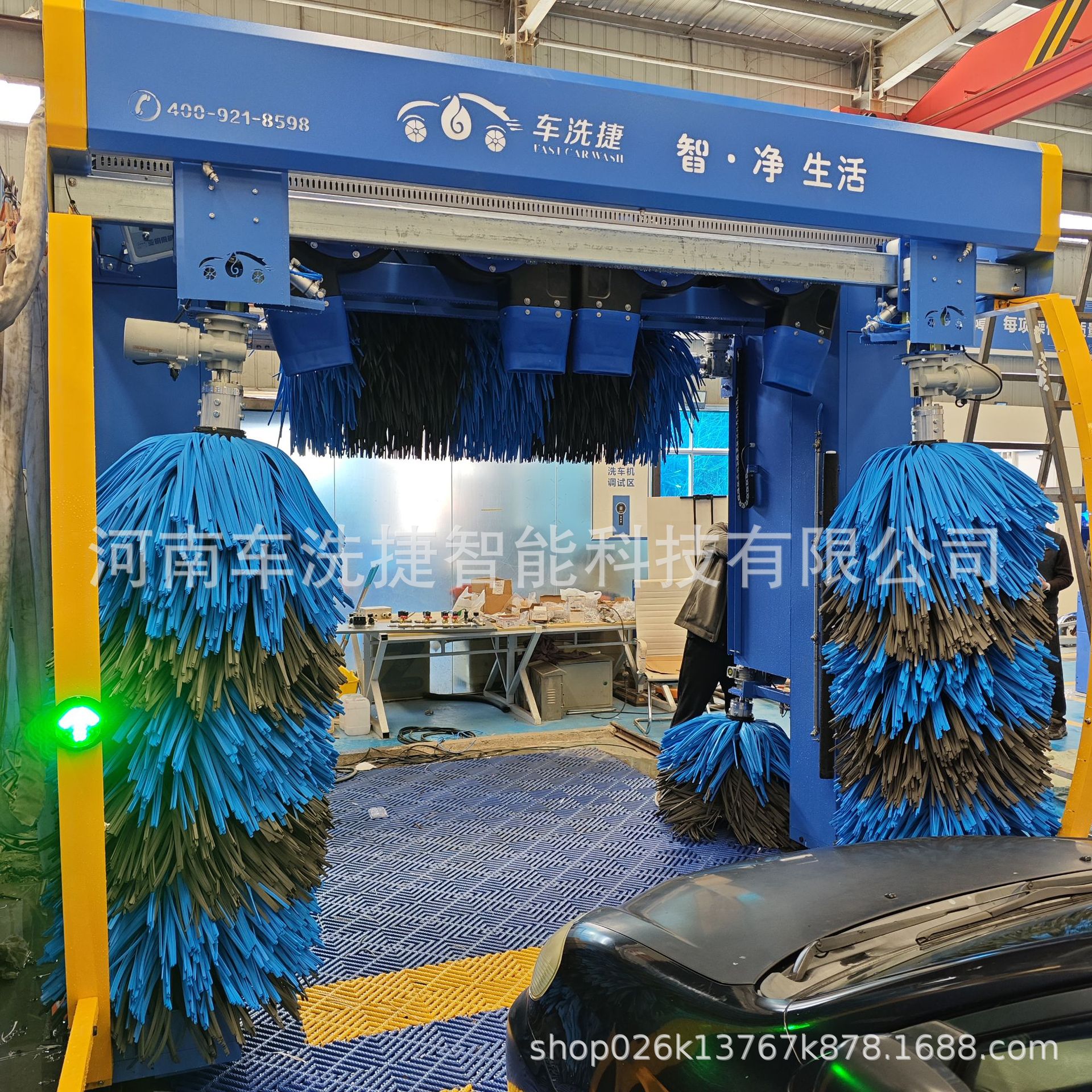商用全自动洗车设备 智能系统自动匹配清洗模式 无人操作智能洗车