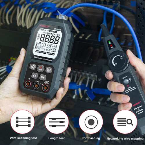 NOYAFA NF-8509英文版寻线仪 Cable Tracer Digital Multimeter