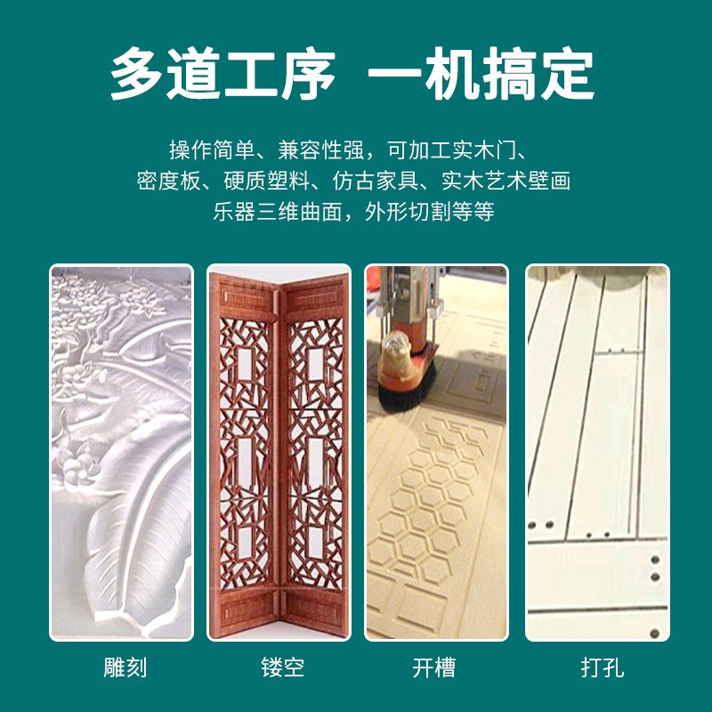 1325木工雕刻机新款全自动大型广告切割刻L字镂空pvc亚克力雕花机