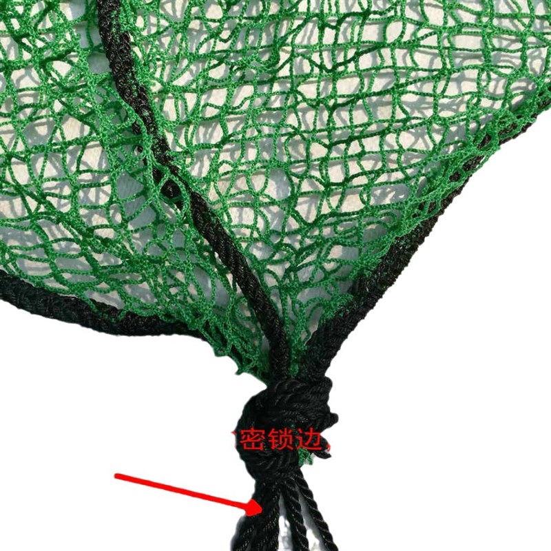 永牌绳网手工编制网箱 绿色黑色深海养殖I网兜 聚乙烯尼龙水产鱼