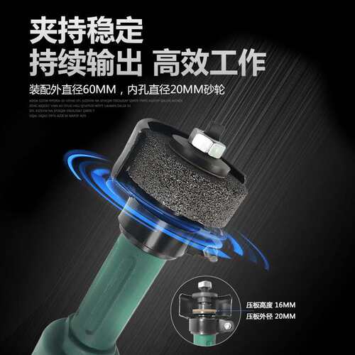 巨柏气动砂轮机S60A-580/780直向气磨机风磨机直砂轮抛光 可定 制