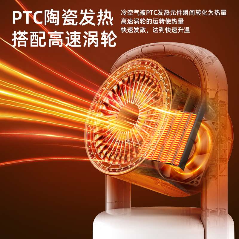 冬季桌面暖风机小型家用便携式小太阳取暖器暖炉烤火炉室内电暖器