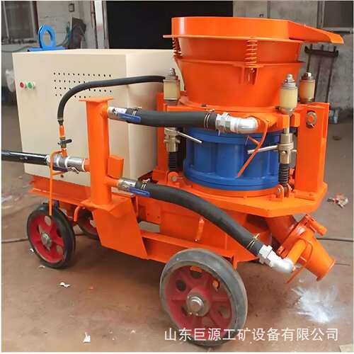 PC7I型轨轮喷浆机运行平稳液压喷射机矿用防爆混凝土喷浆机