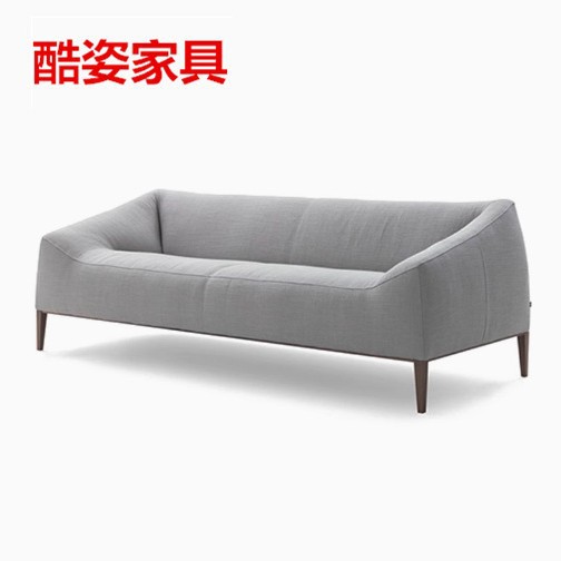 时尚休闲创意接待室商务会客沙发办公室家具现代简约组合沙发三人