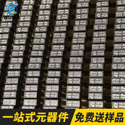 方形保险丝T2A 250V 8*4 通孔型保险 392系列慢熔断式3.15A .1A 5