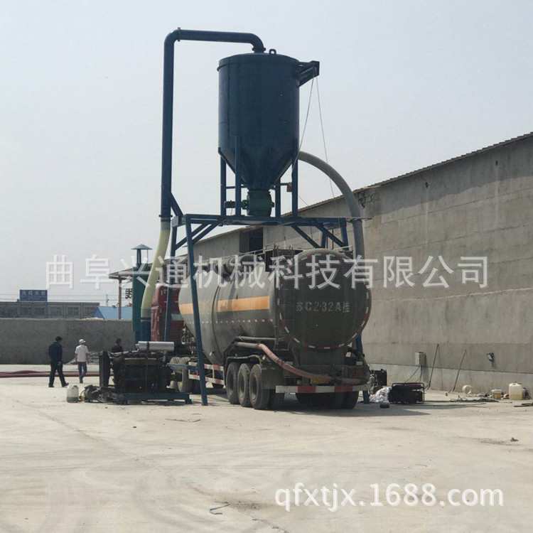湖南大米入库气力吸粮机 40吨散粮吸粮机 高扬程水泥粉输送机