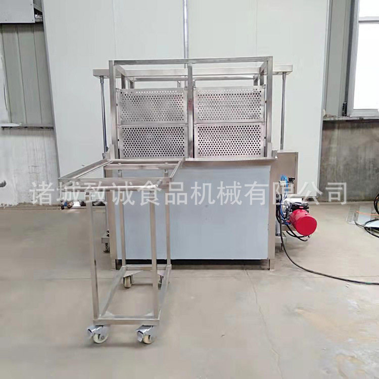 双层保温海鲜漂烫池自动出料